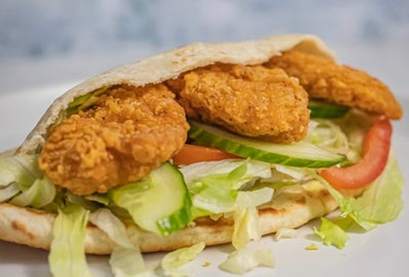 Chicken Goujon Pitta