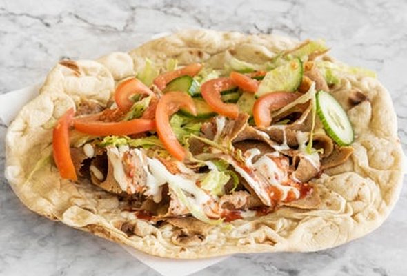 Donner Kebab and Naan