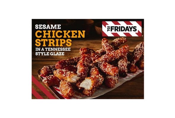 TGI Fridays Sesame Chicken Strips in a Tennessee Style Glaze 480g