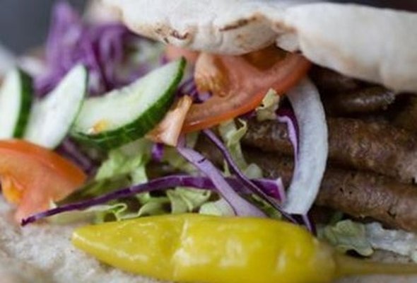 Doner Meat in Naan