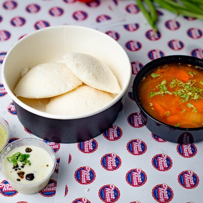 Steamed Idli Sambar 3Pcs