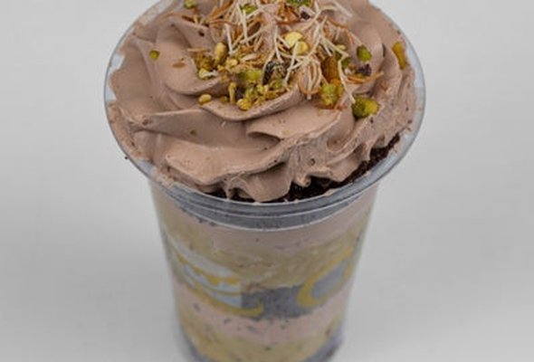 Dubai kunafa sundae cup