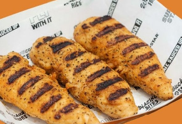 3- Tender Grilled Strips