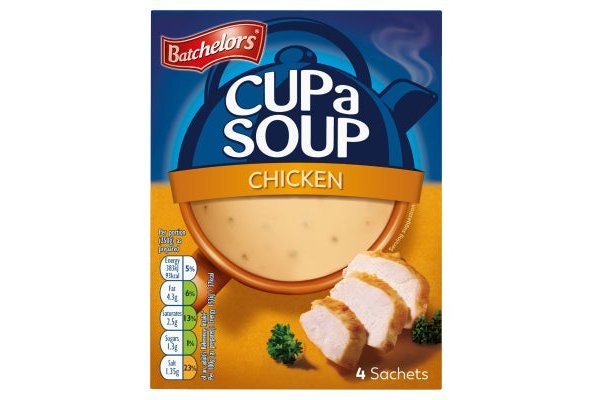 Batchelors 4 Cup a Soup Chicken Sachets 81g