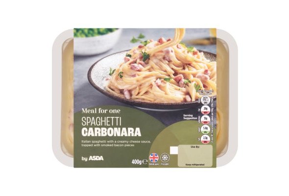 Asda Italian Inspired Spaghetti Carbonara 400g