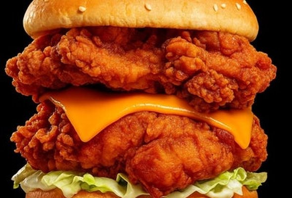 The Double Chicken Burger