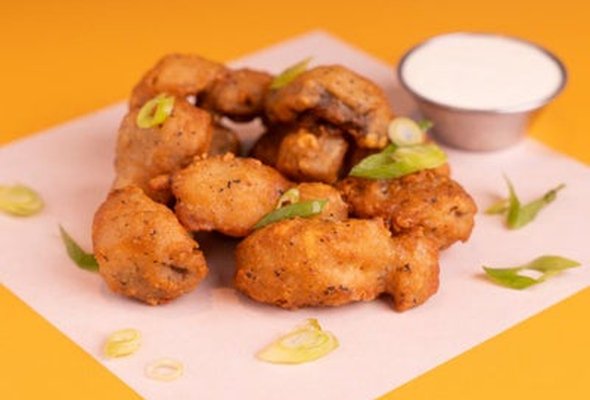 Beer-Battered Mushrooms* (V)