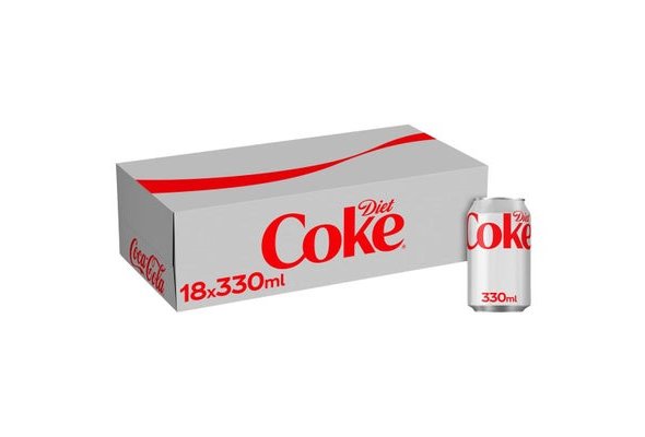 Diet Coke 330ml 18 pack