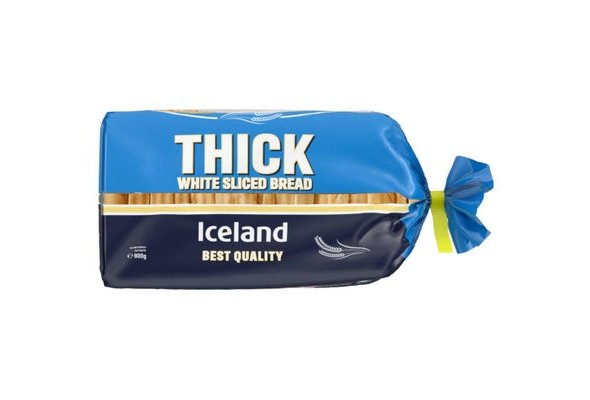 Iceland Thick Sliced Soft White 800g