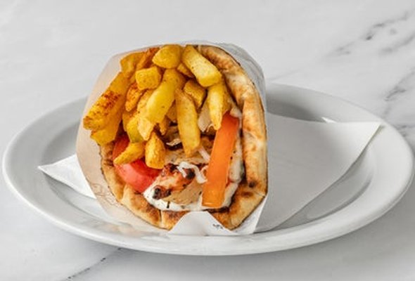 Chicken Skewer Pitta