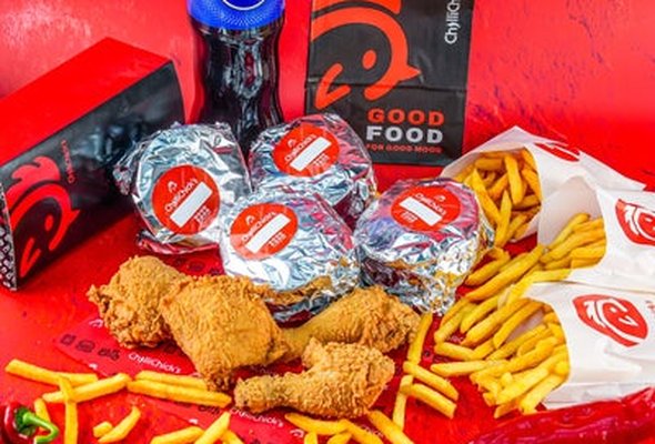 Family Burger Box Meal.