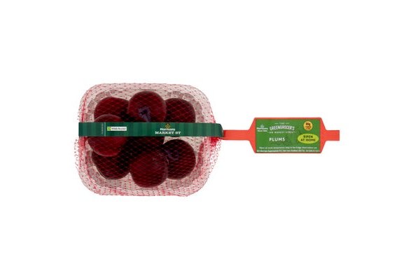 Morrisons Plums Punnet 400g