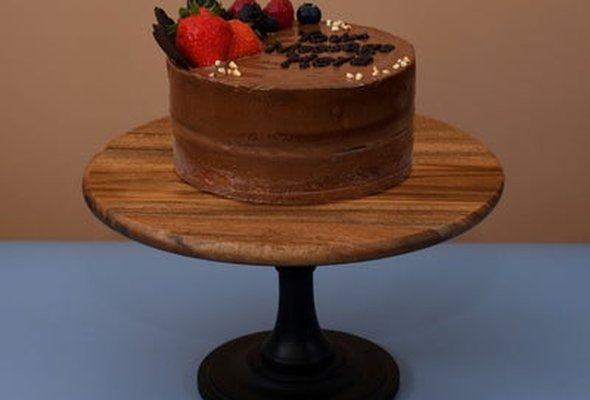 6" Glazed Berry Naked Cake with Nutella®
