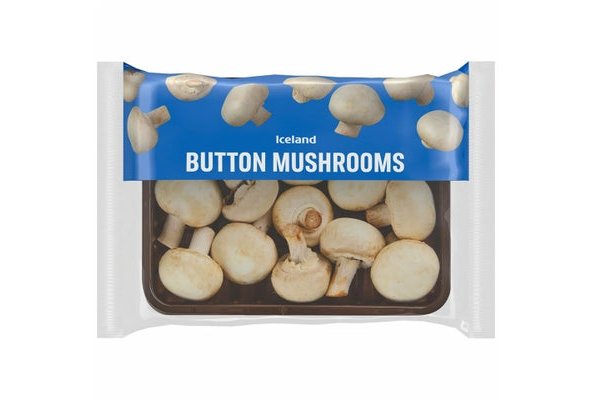 Iceland Button Mushrooms 125g