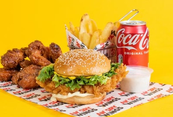 CHICKEN BURGER COMBO