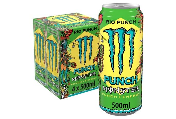 Monster Energy Drink Rio Punch 4 x 500ml