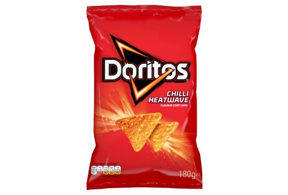 Doritos Chilli Heatwave Sharing Tortilla Chips Crisps 180g