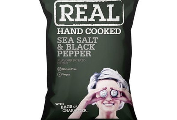 Real Crisps - Sea Salt & Black Pepper