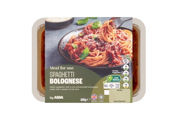 Asda Italian Inspired Spaghetti Bolognese 400g