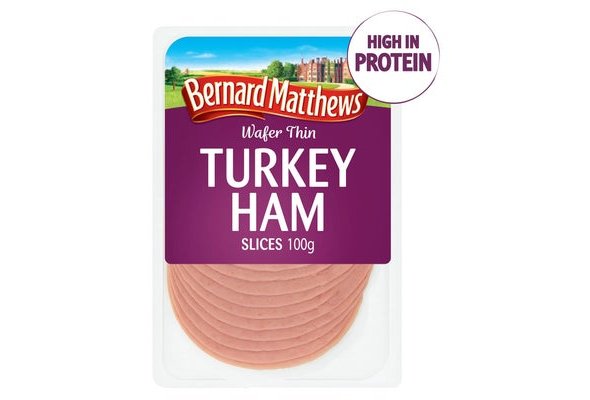 Bernard Matthews Wafer Thin Turkey Ham Slice 100g