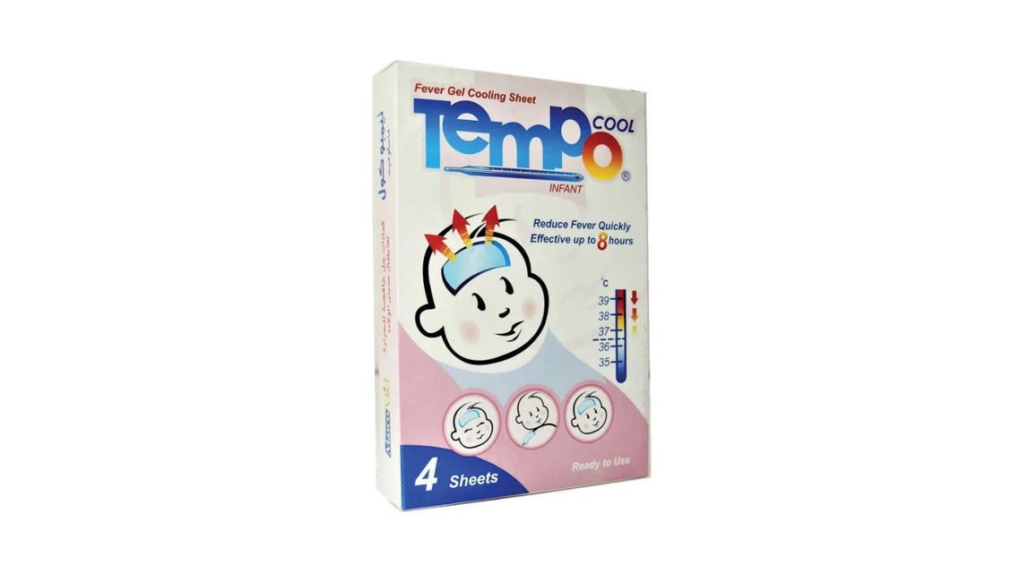 Tempo Cool Fever Gel Sheets Infant 4 pcs