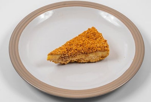 Lotus Cheese Cake Slice