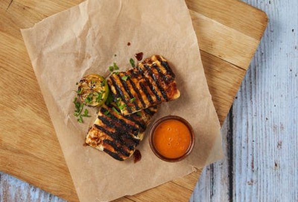 Peruvian Grilled Halloumi
