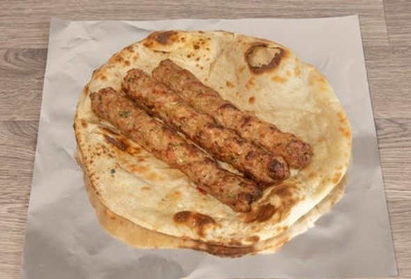 Seekh Kebab in Naan