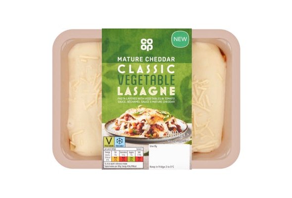 Co-op Mature Cheddar Classic Vegetable Lasagne 400g