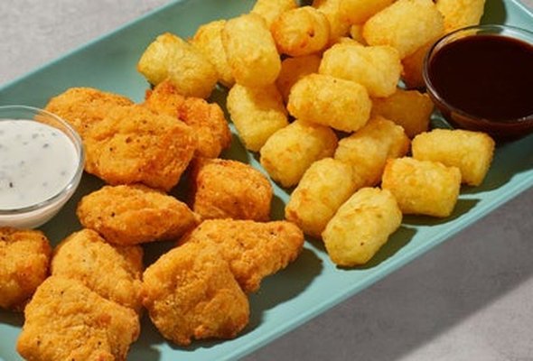 Chicken Poppers & Potato Tots Combo