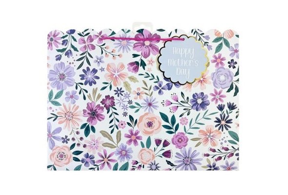 Morrisons Mothers Day Extra Large Floral Gift Bag