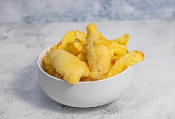 2Pc Fresh Cod Bites & Chips (Kids)