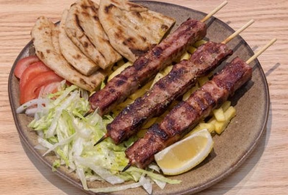 Pork Souvlaki Portion