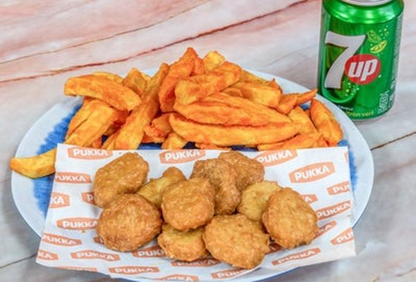 10 Nuggets, Chips and Drink