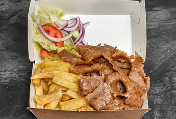 Medium Doner Meat n Chips