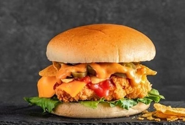 Nacho Mexican Chicken Burger