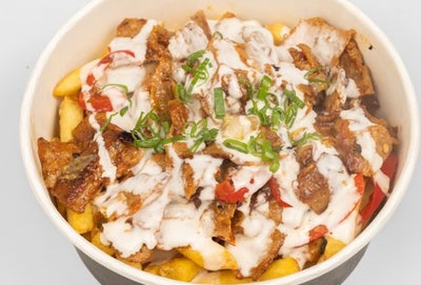 Classic Kebab With Nan or Fries