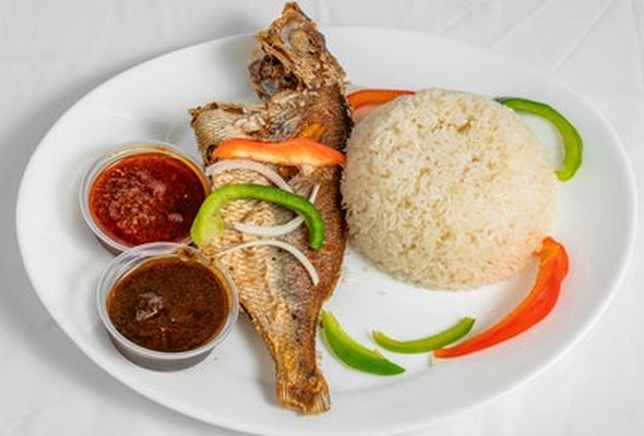 Plain Rice & Fish Stew