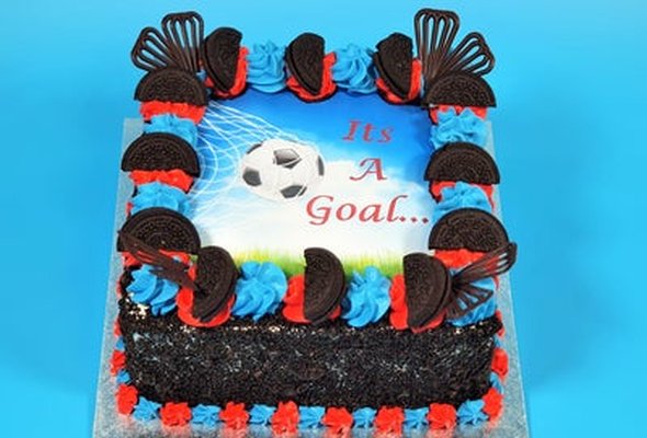 Football Theme Birthday Cake F354