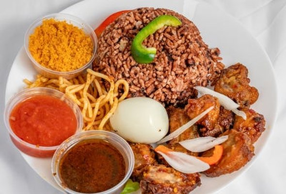 Waakye with Chofi