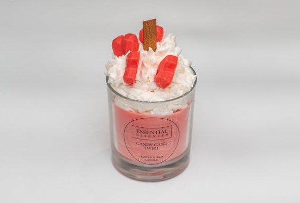 Candy Cane Twirl – Candle