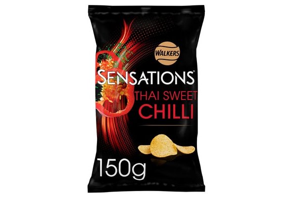 Walkers Sensations Thai Sweet Chilli Sharing Bag Crisps 150g