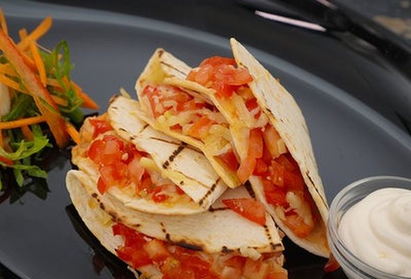 Cheese and Tomato Quesadilla