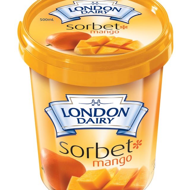 London Dairy Mango Sorbet (Pint of Love (500ml)