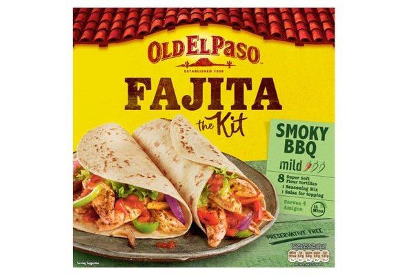 Old El Paso Smoky BBQ Fajita Kit 500g