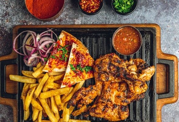Half Grilled Chicken