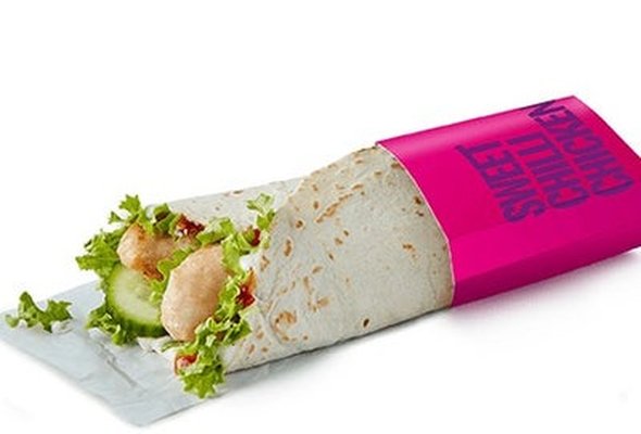 Grilled Sweet Chilli Chicken Wrap