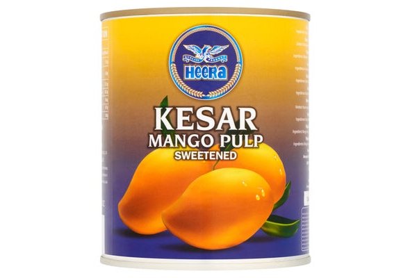 Heera Kesar Mango Pulp Sweetened 850g