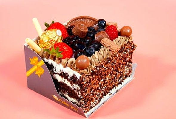 Chocolate Delight Cake Slice
