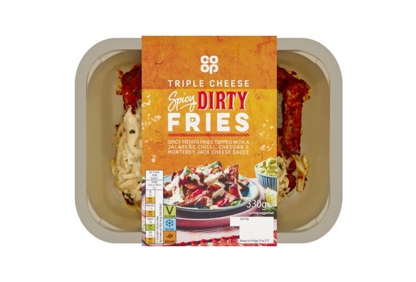 Co-op Triple Cheese Spicy Dirty Fries 330g